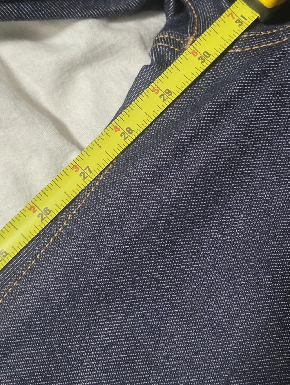 Levis Mens 501 Original Selvedge Jeans Hudson Rigid Dark Wash Size 29 X 30 NWT